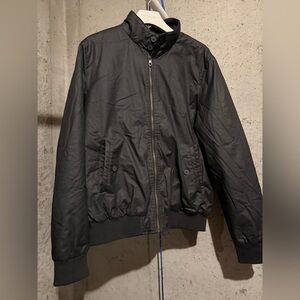 Piombo Men's Large Black Bomber Jacket
